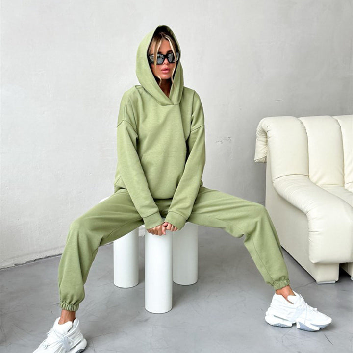 Damen Sportanzug Set Bequem Elastisch