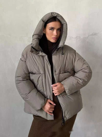 Damen Winterjacke Sportlich Warm Isoliert