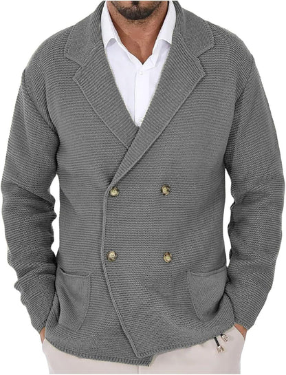 Herren Strickjacke Modern Trendig Mit Taschen