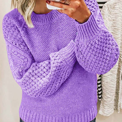 Damen Strickpullover Winter Warm