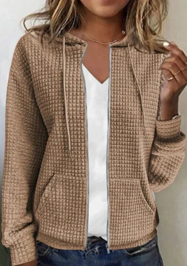 Stylische Damenjacke mit Einfacher Umhängetasche