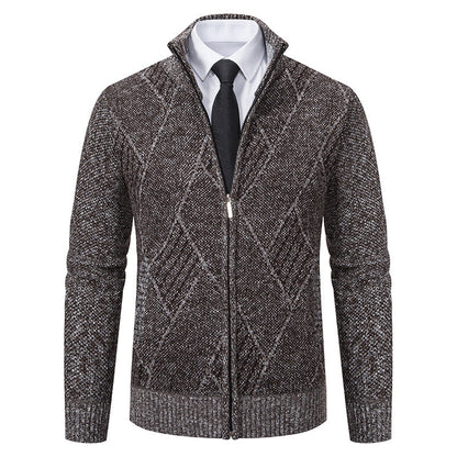 Herren Strickjacke Slim Fit Modernes Design - IdealeKleiden