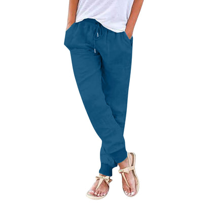 Damen Komfort Hose Elastisch Praktisch