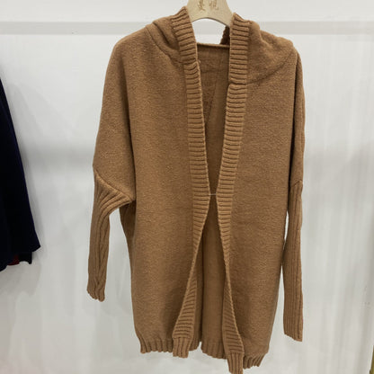 Damen Strickpullover Lässig Offen Vorne