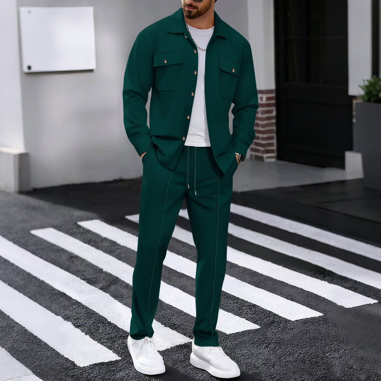 Herren Freizeitanzug Modern Sportlich