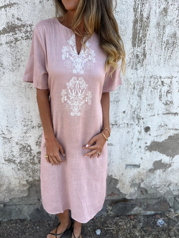 Sommerkleid Damen Stickerei Elegant