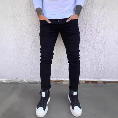 Herren Slim Fit Jeans Elegant Stylish