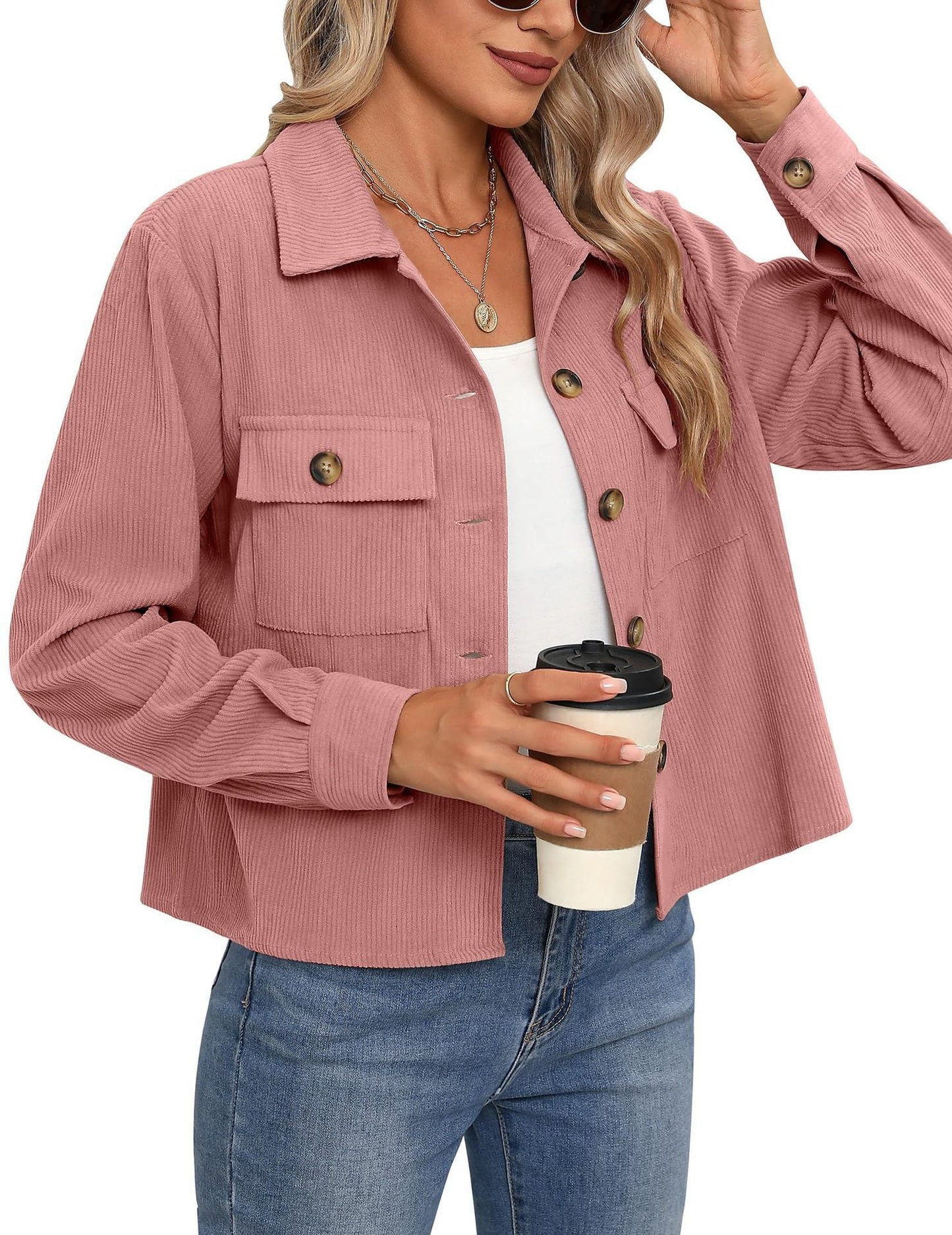 Bequeme Cordjacke Relaxed Style