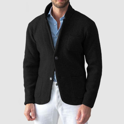 Schicke Herrenblazer Slim Fit Wollmix