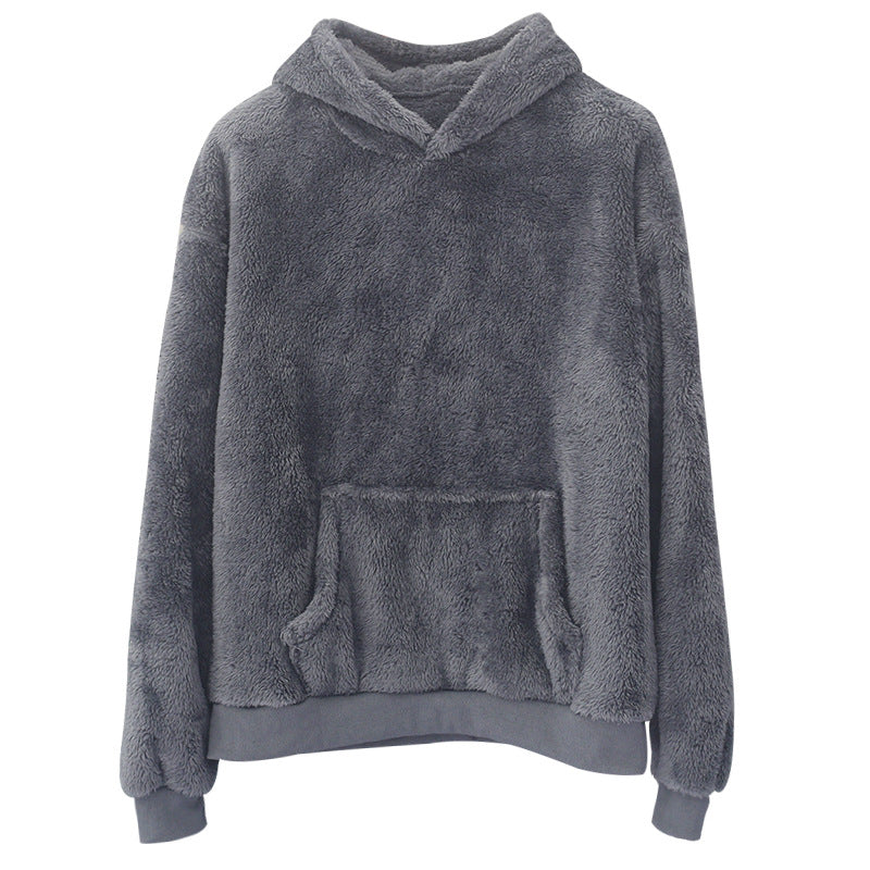 Herren Fleece Hoodie Weich Bequem