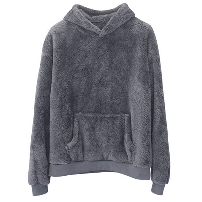 Herren Fleece Hoodie Weich Bequem
