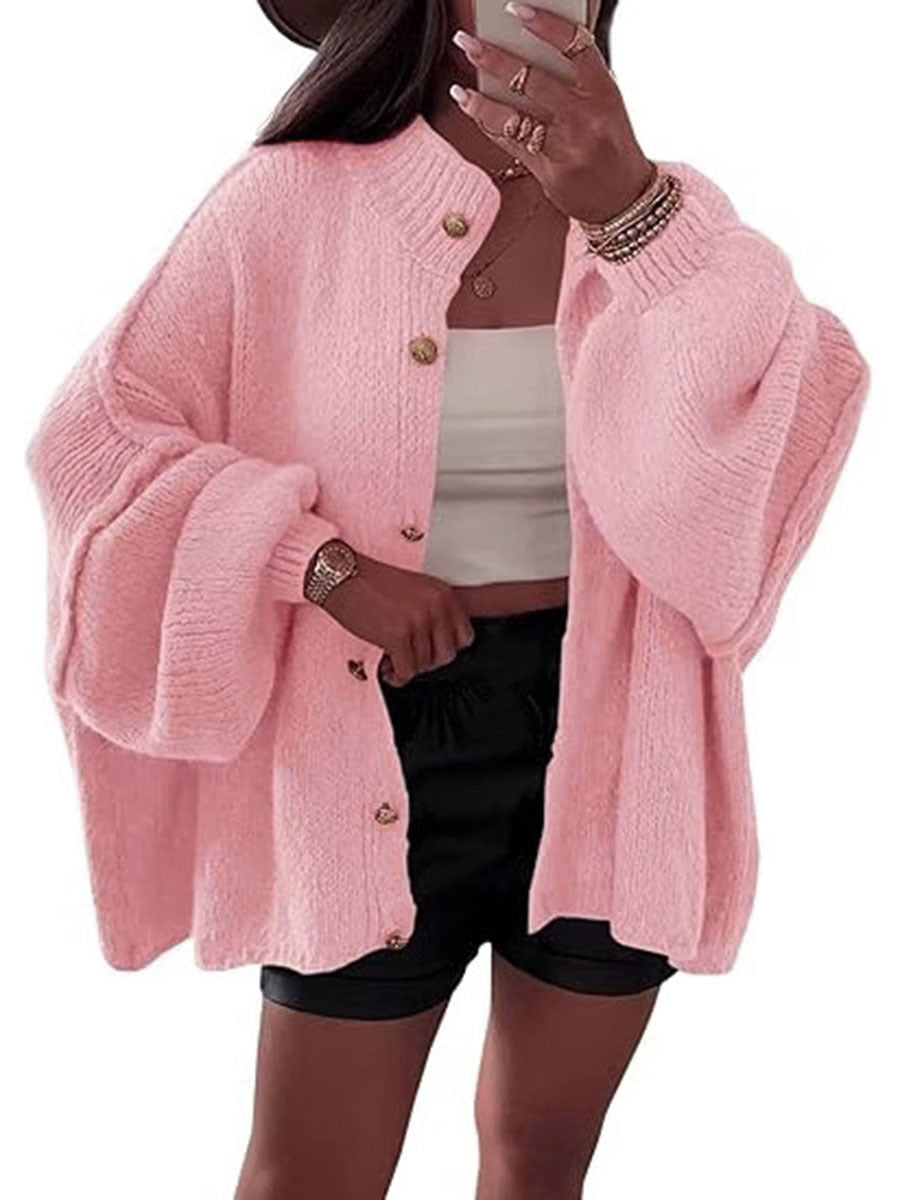 Damen Strickjacke Oversized Weich