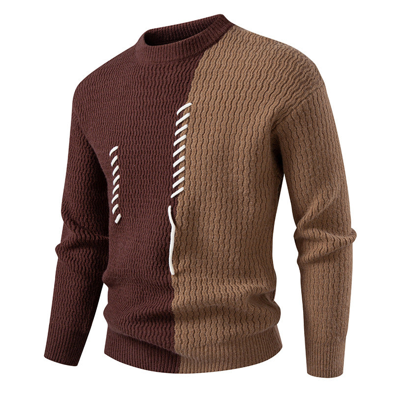 Herren Pullover Modern Struktur Design Einzigartig