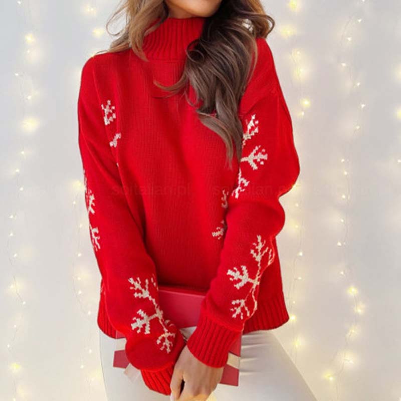 Weihnachtsstrickpullover Frohes Festlich Motiv