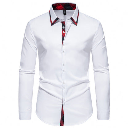Herren Hemd Elegantes Karomuster Modernes Design