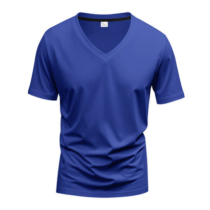 Herren T-Shirt V-Ausschnitt Leicht atmungsaktiv