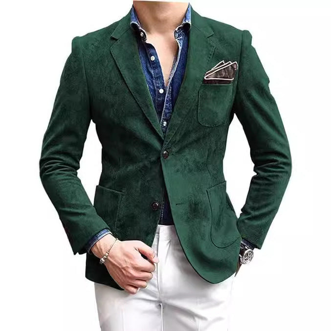 Herren Blazer Elegant Moderner Schnitt - IdealeKleiden