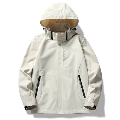 Wasserdichte Damenjacke mit Kapuze und Atmungsaktivem Material