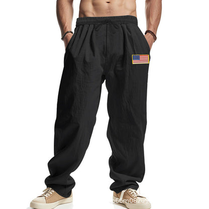 Herren Freizeithose Amerikanisches Design Elastischer Bund