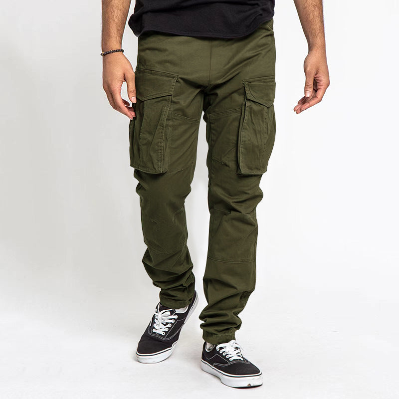 Herren Cargo-Hose Modern Elastisch Vielfach Taschen