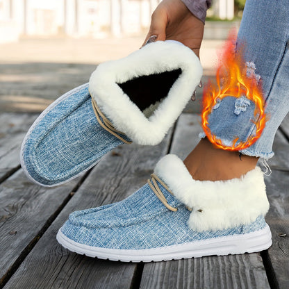 Damen Bequeme Hausschuhe Warm Plüsch