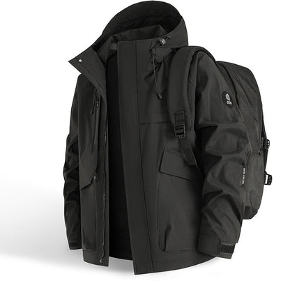 Herren Outdoor Jacke Waterproof Praktisch Verstellbar