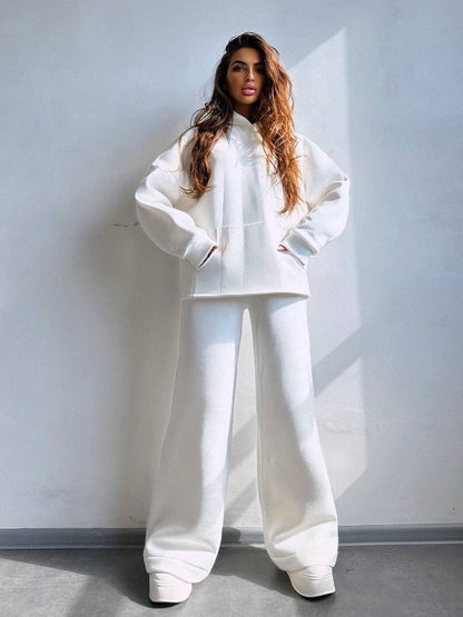 Damen Hoodie Oversized & Weite Jogginghose Set