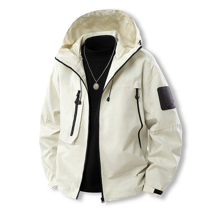 Herren Outdoor-Jacke Wasserdicht Funktionell