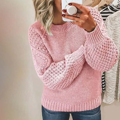 Damen Strickpullover Winter Warm