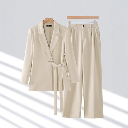 Damen Business Anzug-Set Lang Blazer Modern Design