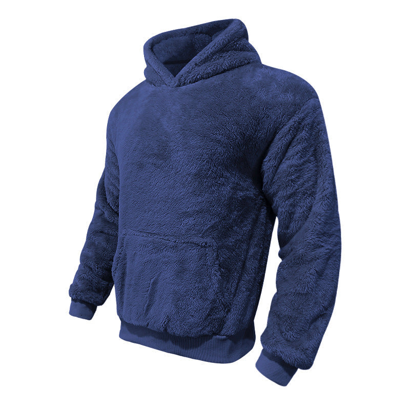 Herren Fleece Hoodie Weich Bequem