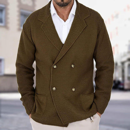 Herren Strickjacke Modern Trendig Mit Taschen