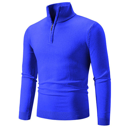 Herren Pullover Modern Kurz Reißverschluss