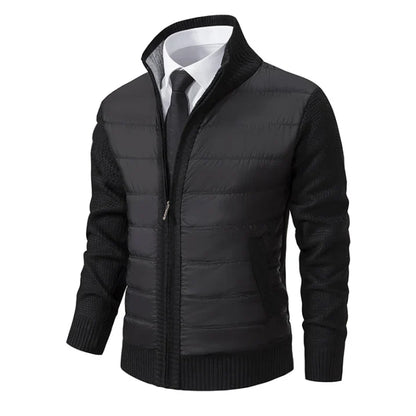 Herren Steppjacke Warm Isoliert Langarm