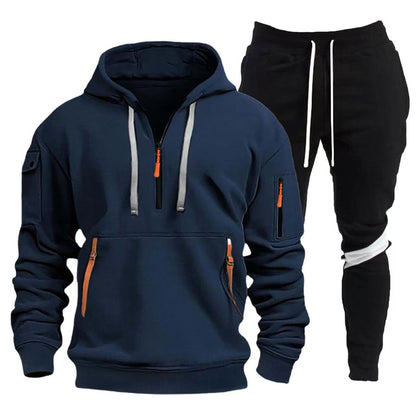 Herren Sport Outfit Hoodie Jogginghosen Set