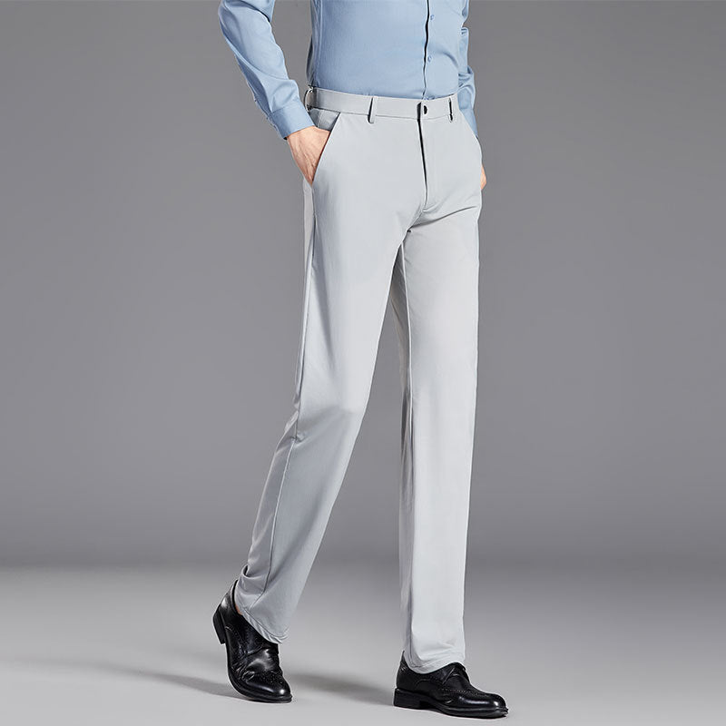Elegante Anzughose Seide SlimFit - IdealeKleiden
