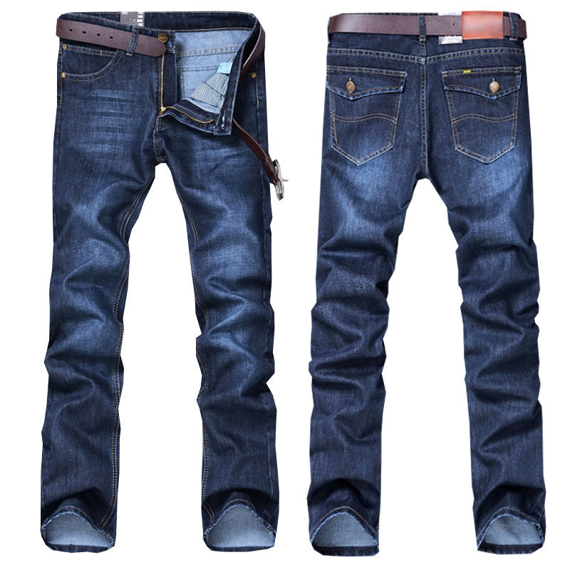 Herren Jeans Slim Fit Bequem Elastisch