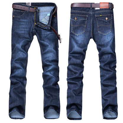 Herren Jeans Slim Fit Bequem Elastisch