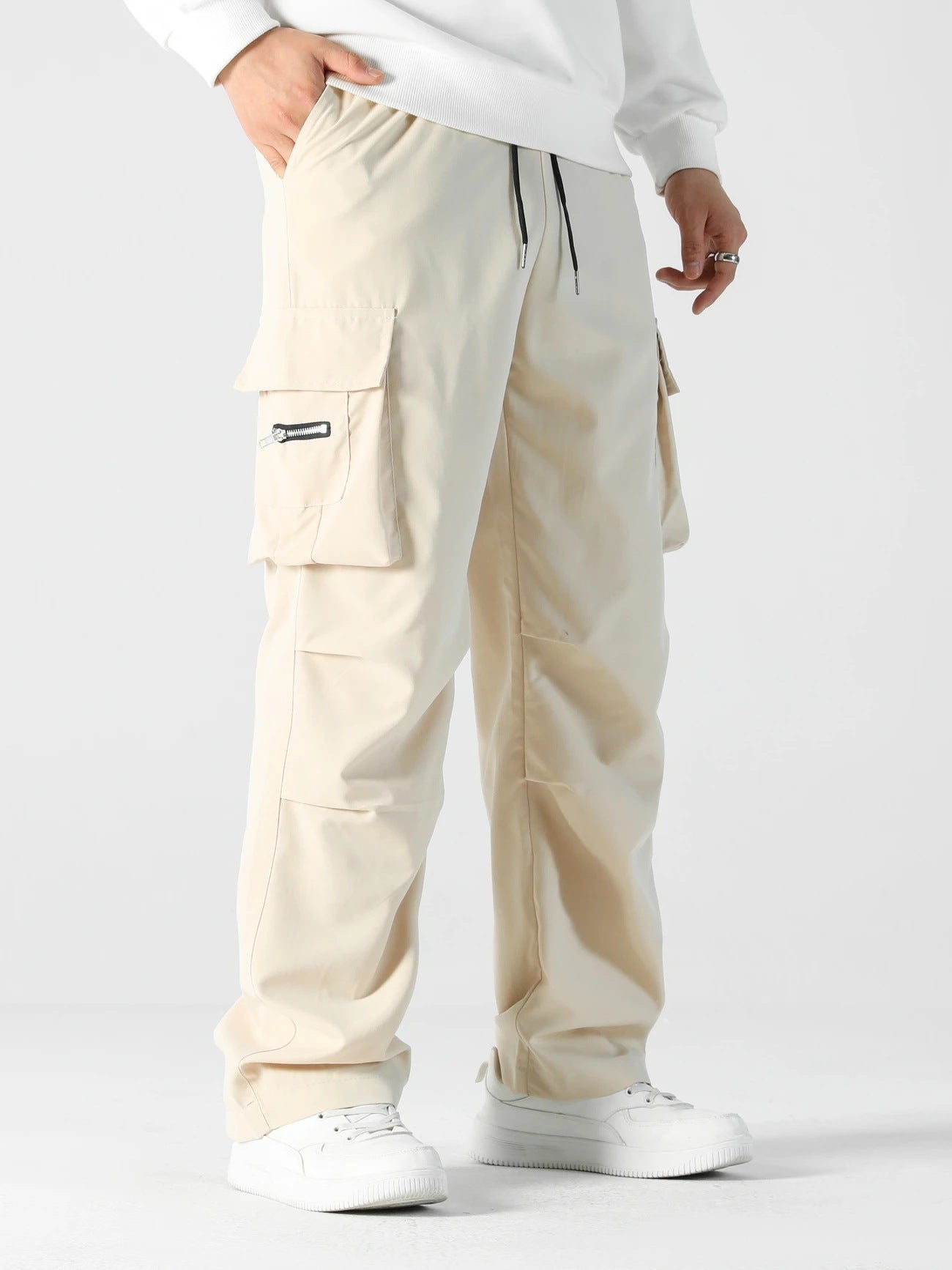 Herren Cargo-Hose Bequem Multifunktional