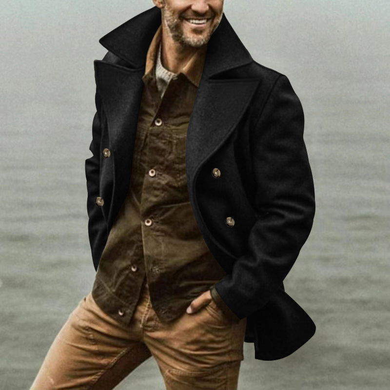 Herren Wintermantel Modern Warm Isoliert - IdealeKleiden
