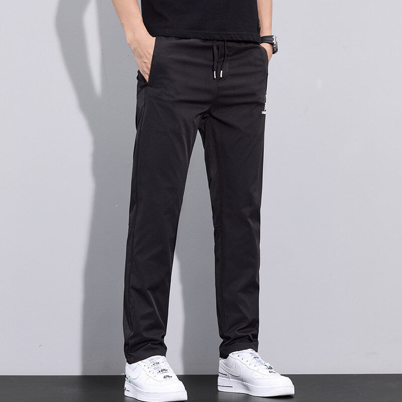 Herren Sport Hose Freizeit Bequem Reißverschluss