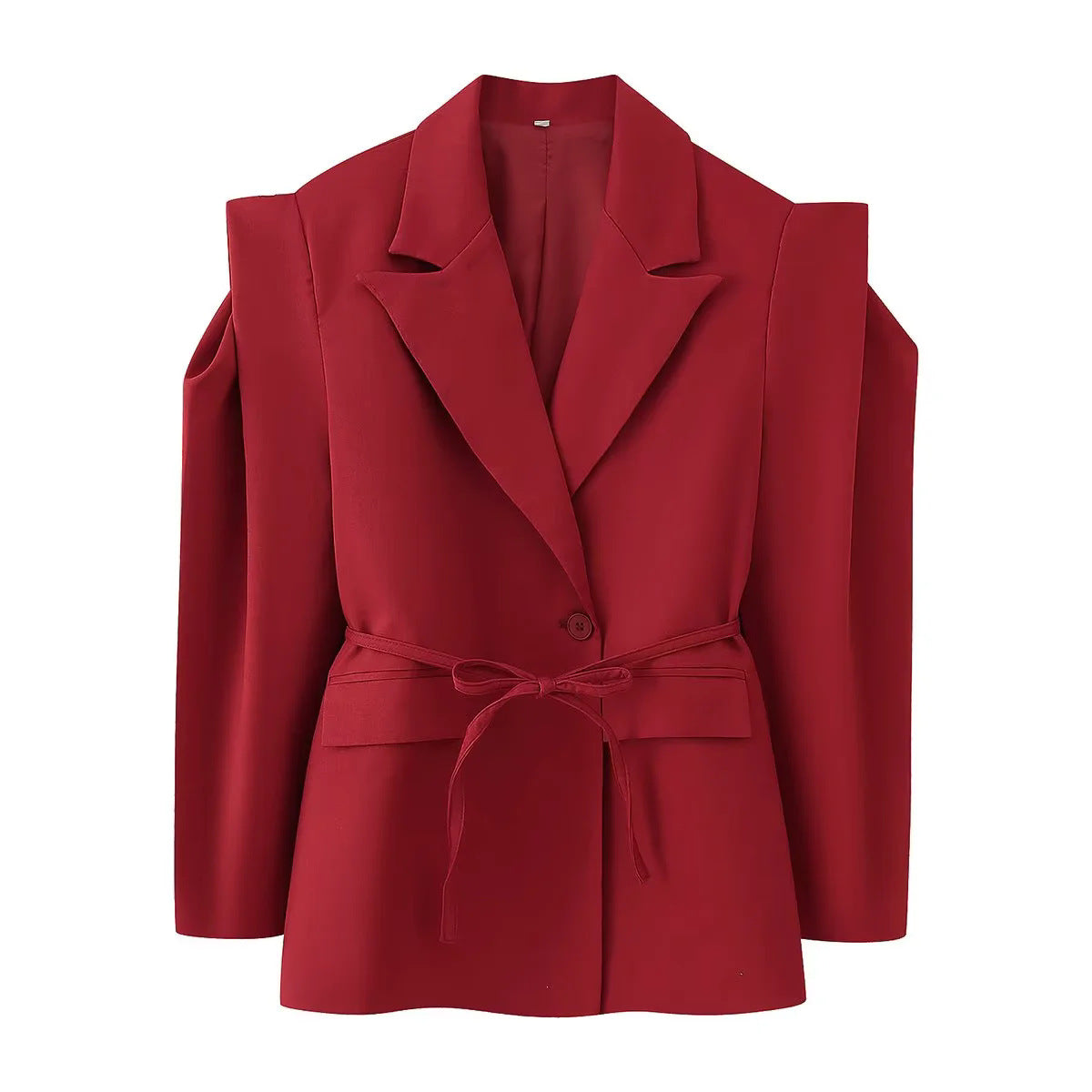 Damen Oversized BlazerJacke Elegant mit Gürtel