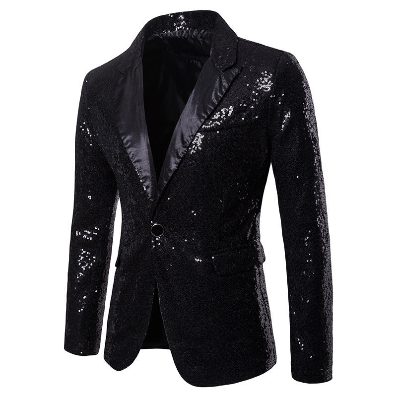 Herren Blazer Pailletten Luxus Design Elegant