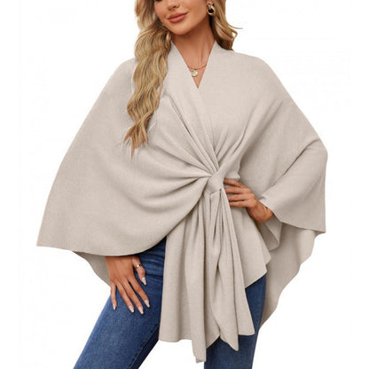 Damen Wickelmantel Modern Chic Elegantes Design