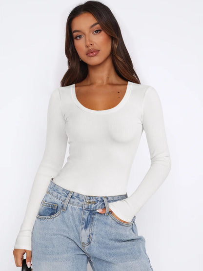 Damen Langarmshirt Elegant Modern Style