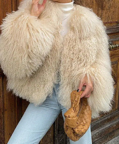 Damen Weiche Winterjacke Kuschelwarm