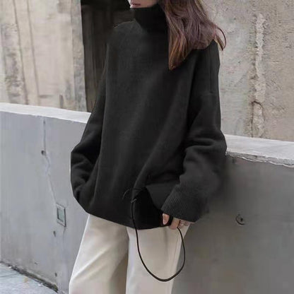 Damen Oversized Pullover Weich Angenehm Tragen