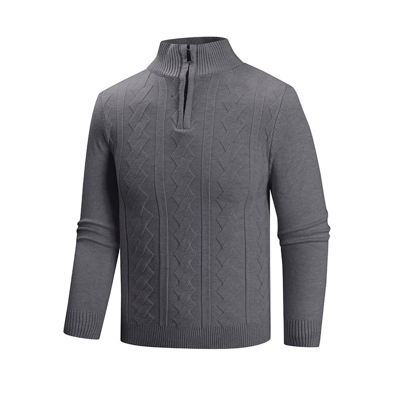 Herren Pullover Hochkragen Elegantes Design