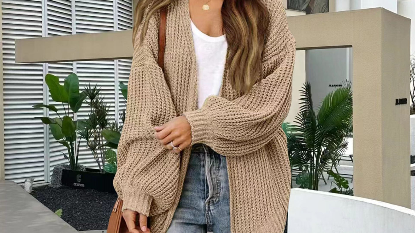 Damen Weich Strickjacke Elegante Oberbekleidung