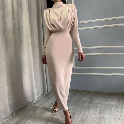 Elegantes Abendkleid Damen Hochzeit Kleid Lang